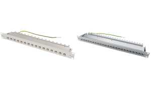 Telegärtner 19 Patch Panel, Kat.6A (tief), 24xRJ45, schwarz (11190582