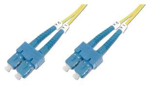 DIGITUS LWL Patchkabel, SC-Duplex - SC-Duplex, OS1, 1,0 m (11193325)