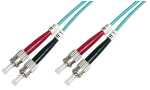 DIGITUS LWL Patchkabel, 2 x ST - 2 x ST, OM3, 1,0 m...
