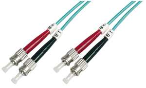 DIGITUS LWL Patchkabel, 2 x ST - 2 x ST, OM3, 2,0 m (11193901)