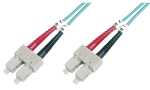DIGITUS LWL Patchkabel, SC-Duplex - SC-Duplex, OM3, 1,0 m...