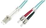 DIGITUS LWL Patchkabel, 2 x ST - LC -Duplex, OM3, 3,0 m...