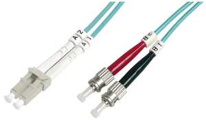 DIGITUS LWL Patchkabel, 2 x ST - LC -Duplex, OM3, 10,0 m (11193929)