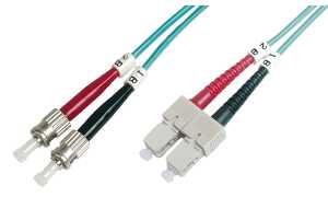 DIGITUS LWL Patchkabel, 2 x ST - SC -Duplex, OM3, 3,0 m (11193932)