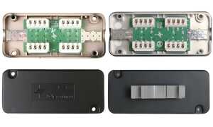 Telegärtner Verbindungsmodul Kat.7A (tief), mit Adapter (11195372)
