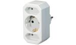 brennenstuhl Adapterstecker, Euro- und Schutzkontakt,...