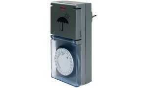 brennenstuhl Tages-Zeitschaltuhr MZ44 IP44 - anthrazit, Aussenbereich