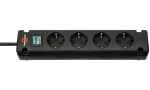 brennenstuhl Steckdosenleiste Bremo unta, 4-fach, schwarz...