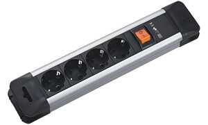 BACHMANN Steckdosenleiste CONNECTUS , 4-fach, Kindersicherung