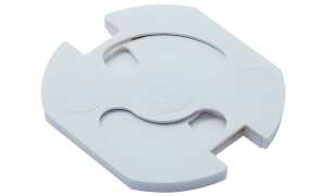 BACHMANN Steckdosenschutz Teddy-Aut omatic Serie 6320, weiß (11296110)