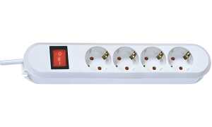 BACHMANN Steckdosenleiste SMART, 4-fach, schwarz (11297043)