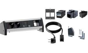 BACHMANN Steckdoseneinheit DESK 1 , 4-fach (11297138)