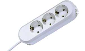 BACHMANN Steckdosenleiste SMART, 3-fach, schwarz (11297166)