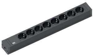 BACHMANN Steckdosenleiste CONNECT L INE, 8-fach (11297230)