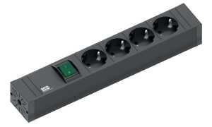BACHMANN Steckdosenleiste CONNECT L INE, 4-fach (11297231)