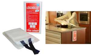 uniTEC Feuerlöschdecke, DIN EN 1869 :1997, Glasfaser (11580189)