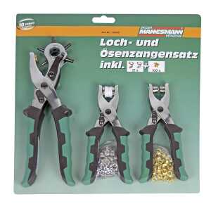 BRÜDER MANNESMANN Loch- & Ösenzange n-Satz, 128-teilig (11600030)