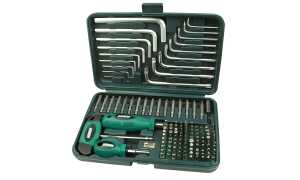 BRÜDER MANNESMANN Bit-Satz-Box, 139 -teilig, in einer Box (11600141)