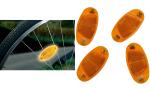 FISCHER Fahrrad-Speichenreflektoren -Set, orange (11610278)