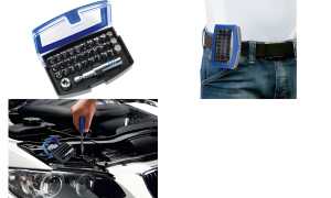 HEYTEC Adapter-Bit-Satz-Box, bestüc kt, 32-teilig (11650117)