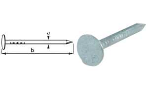 suki. Dachpappstift 2,5 x 25 mm, 40 0 g, verzinkt (11660029)