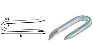 suki. Drahtkrampe 1,6 x 16 mm, Stah l verzinkt, 400 g (11660036)