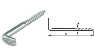 suki. Schlitzhaken, 40 x 5,2 x 21 m m, Holzgewinde (11660240)