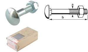 suki. Schlossschraube, Flachrundkop f, M6x60/20 mm (11660370)
