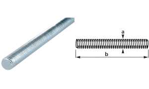 suki. Gewindestange M5x1.000 mm, PH 2, Stahl verzinkt (11660414)