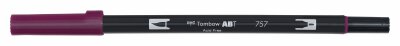 Tombow Doppelfasermaler DUAL BRUSH PEN ABT, port red (1230163)