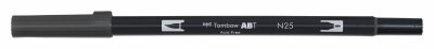 Tombow Doppelfasermaler DUAL BRUSH PEN ABT, lamp black (1230167)