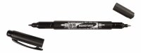 Tombow Doppel-Fineliner MONO twin, schwarz (1230377)