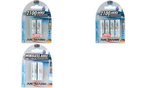 ANSMANN NiMH Akku maxE, Mignon (AA) 2.100 mAh, 4er Blister (18005268)