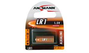 ANSMANN Alkaline Rundzelle LR1, 1 ,5 Volt, 1er-Blister (18005458)