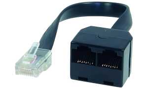 shiverpeaks BASIC-S ISDN Y-Adapter, schwarz, 0,1 m (22224934)
