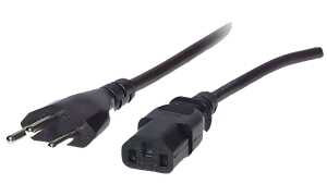 shiverpeaks BASIC-S Schweizer Strom kabel, 1,8 m, schwarz (22225472)
