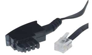 shiverpeaks BASIC-S Telefonkabel, s chwarz, 3,0 m (22225532)