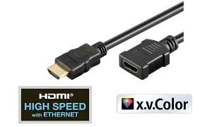 shiverpeaks BASIC-S HDMI Verlängeru ngskabel, 1,0 m (22225568)