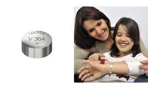 VARTA Silber-Oxid Uhrenzelle, V361 (SR58), 1,55 Volt (3060287)