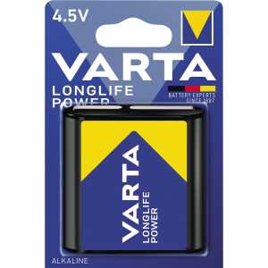 VARTA Alkaline Batterie LONGLIFE P ower, 4,5 V Flachblock (3060681)