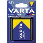 VARTA Alkaline Batterie LONGLIFE P ower, 4,5 V Flachblock...