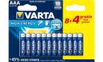 VARTA Alkaline Batterie LONGLIFE P ower, Micro AAA, 8+4...