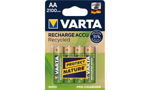 VARTA NiMH Akku RECHARGE ACCU Recy cled, Mignon AA, 2100mAh (3060879)