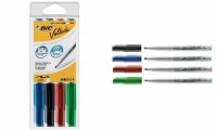 BIC Whiteboard-Marker Velleda 1741, Rundspitze, 4er Etui...