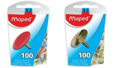 Maped Reißnägel, verkupfert, Durchm esser: 10 mm (334174200)