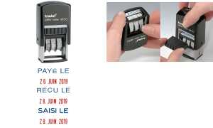 trodat Datumstempel Printy Dater 48 50L PAYÉ LE (FR) (334405600)