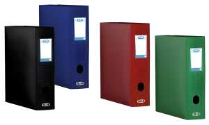 ELBA Sammelbox Memphis, Füllhöhe: 6 0 mm, DIN A4, schwarz (335117100)