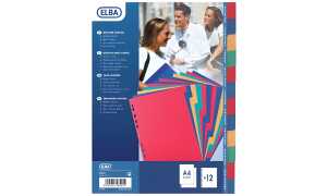 Oxford Karton-Register, blanko, DIN A4, marmoriert,12-teilig (33524700