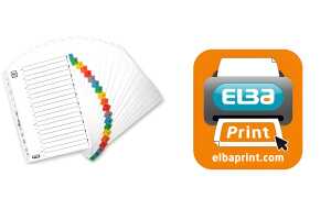 ELBA Mylarkarton-Register, A-Z, ohn e ST/SCH, 20-teilig (335307700)