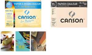 CANSON Zeichenpapier Mi-Teintes, 32 0 x 240 mm, schwarz (339299200)